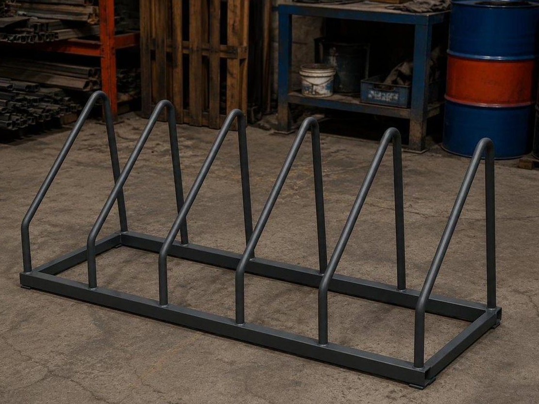 Bicicleteros metálicos fabricados a medida